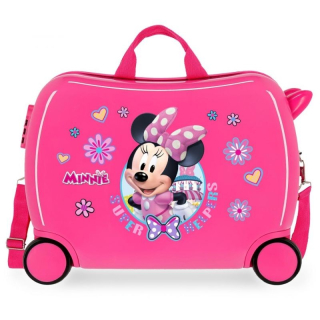 JOUMMABAGS Dětský kufřík odrážedlo na kolečkách Minnie Super Helpers MAXI 50 x 38 x 20