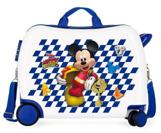 JOUMMABAGS Dětský kufřík odrážedlo na kolečkách Mickey Good Mood MAXI 50 x 38 x 20