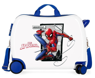 JOUMMABAGS Dětský kufřík odrážedlo na kolečkách Spiderman Action MAXI 50 x 38 x 20