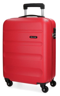 JOUMMABAGS Cestovní kufr ABS Roll Road Flex Red  ABS plast se zámkem, 55 cm