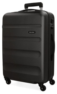 JOUMMABAGS Cestovní kufr ABS Roll Road Flex Black  ABS plast se zámkem, 65 cm