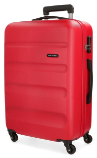JOUMMABAGS Cestovní kufr ABS Roll Road Flex Red  ABS plast se zámkem, 75 cm
