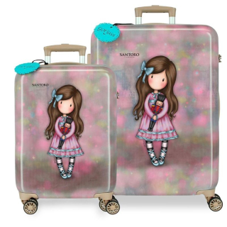 JOUMMABAGS Sada cestovních kufrů Santoro Gorjuss The Nutcracker plast se zámkem, 55/67 cm