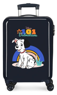 JOUMMABAGS Cestovní kufr ABS 101 dalmatinů ABS plast skořepinový se zámkem, 55 cm