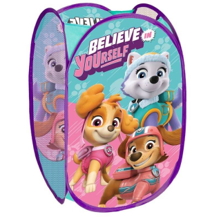 SEVEN Úložný koš na hračky Paw Patrol Girl Polyester, 36x36x58 cm