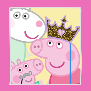 FARO Magický ručníček Peppa Pig pink  Bavlna - Froté, 30/30 cm