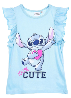 SUN CITY Tričko LILO A STITCH tyrkysové, vel. 98
