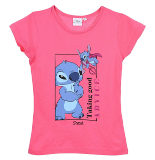 SUN CITY Tričko LILO A STITCH malinové, vel. 98