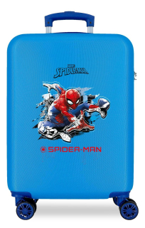 JOUMMABAGS Cestovní kufr Spiderman se zámkem 55 x 38 x 20