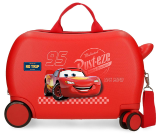JOUMMABAGS Dětský kufřík odrážedlo na kolečkách CARS 45 x 31 x 20
