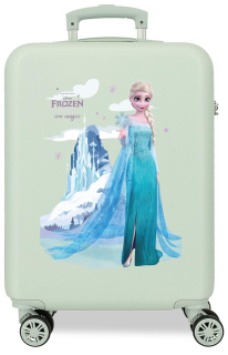 JOUMMABAGS Cestovní kufr FROZEN Ledové Království Elsa Ice Magic ABS plast skořepinový se zámkem 55 x 38 x 20