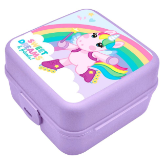 STORLINE Multi box na svačinu UNICORN SWEET DREAMS 14 x 14 x 8 cm