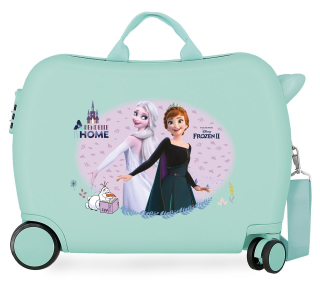 JOUMMABAGS Dětský kufřík odrážedlo na kolečkách Ledové Království Arendelle is home MAXI 50 x 38 x 20