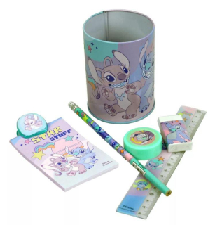 7 - DÍLNÁ PSACÍ SOUPRAVA LILO A STITCH, uni