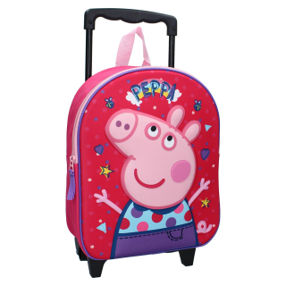VADOBAG Kufr trolley batoh PEPPA PIG 3D 32 x 26 x 11