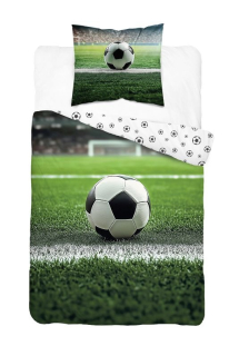 DETEXPOL Povlečení Fotbal  Bavlna, 140/200, 70/80 cm