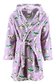 SUN CITY Župan LILO A STITCH fialový coral, vel. 116