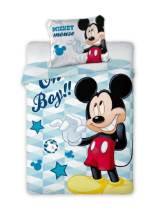 FARO Povlečení do postýlky Mickey  Bavlna, 100/135, 40/60 cm