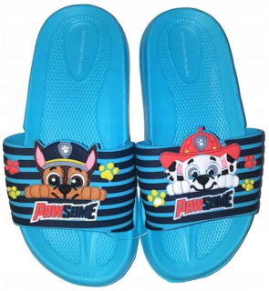 EPLUSM Pantofle TLAPKOVÁ PATROLA modré, vel. 25/26