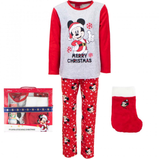 SUN CITY Pyžamo MICKEY vánoční + punčocha, vel. 98
