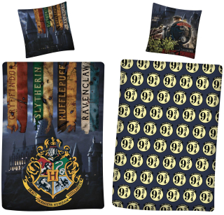 OFICIÁLNÍ LICENCE Povlečení HARRY POTTER, 140 x 200 cm, 63 x 63