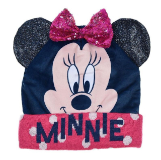 SUN CITY Čepice MINNIE malinová ušatá, vel.54