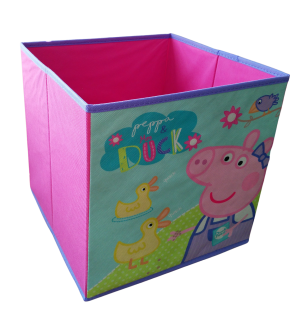 ARDITEX Úložný skládací box PEPPA PIG růžový 31x31x31