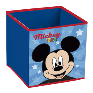 ARDITEX Úložný skládací box MICKEY modrý 31x31x31