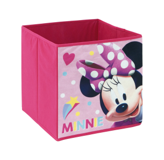 ARDITEX Úložný skládací box MINNIE růžový 31x31x31
