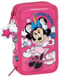 SAFTA Penál MINNIE JEDNOROŽEC dvoupatrový s výbavou
