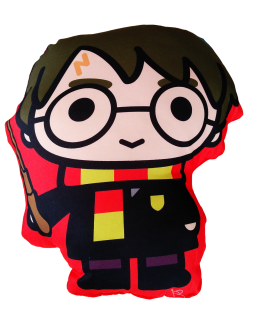 CARBOTEX Polštářek HARRY POTTER tvarovaný červený 43x36