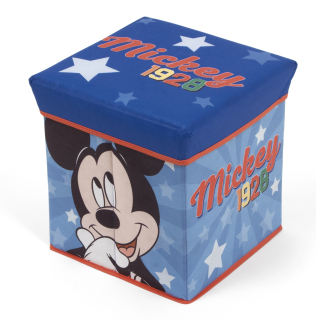 ARDITEX Taburet MICKEY s úložným prostorem modrý 30x30x30