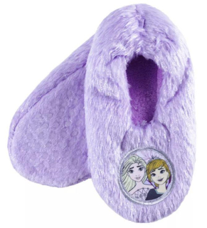 OFICIÁLNÍ LICENCE Bačkory FROZEN chlupaté fialové, vel. 23/26