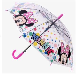 EPLUSM Deštník MINNIE průhledný