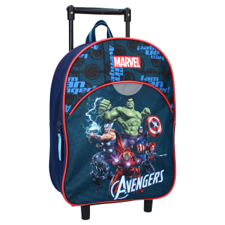 VADOBAG Cestovní kufr AVENGERS na kolečkách modrý 34cm