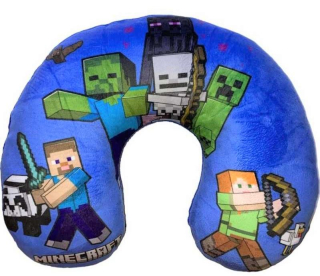 AYMAX Polštářek cestovní podkova MINECRAFT 
