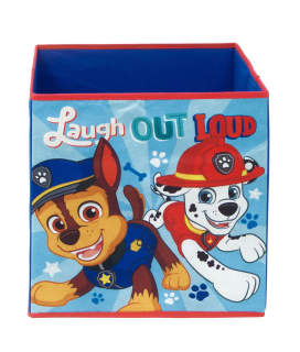 ARDITEX Úložný skládací box TLAPKOVÁ PATROLA modrý 31x31x31