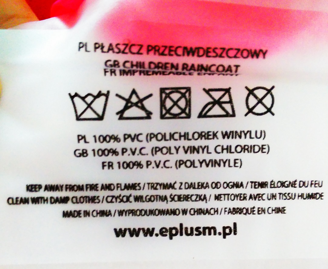 EPLUSM Pláštěnka PRINCEZNY dívčí růžová, vel. 110/116